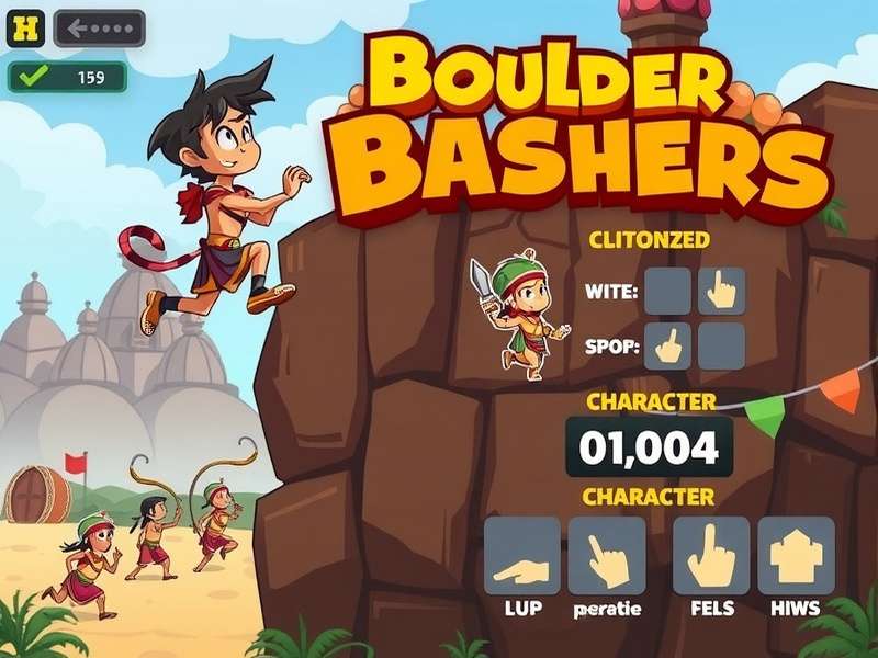 Boulder Bashers character customization screen